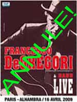 Affiche De Gregori