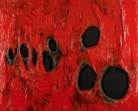 Alberto Burri - Rosso Plastica