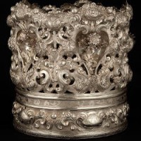 Couronne de Torah, keter Torah Italie, vers 1700, argent