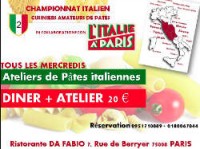 Atelier gnocchi et championnat de pâtes