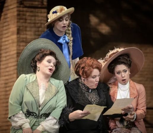 Un moment de l'opéra Flastaff de Giuseppe Verdi à l'Opéra Bastille - photo Vincent Pontet