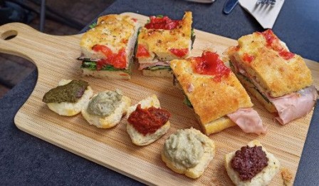 La focaccia muratora de La Follia